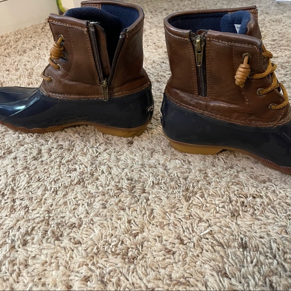 SPERRY • saltwater navy boot SIZE 6 - Picture 4 of 7